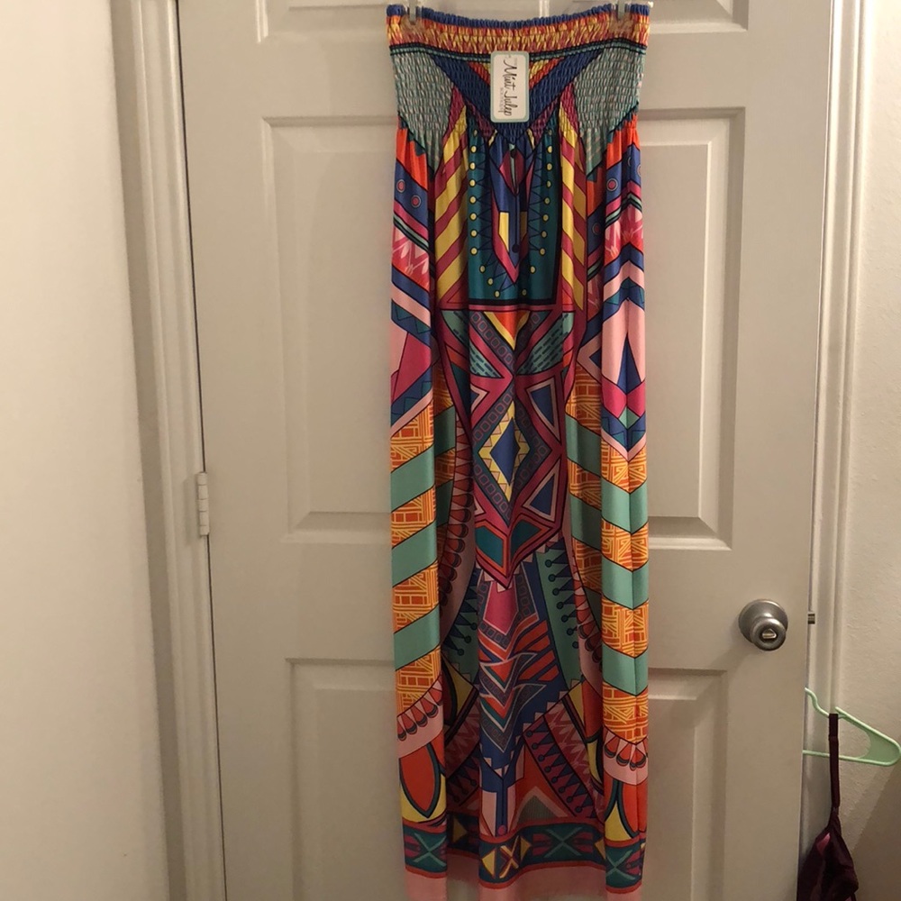 Bright maxi dress